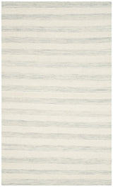 Safavieh Dhurries 3'-0" x 5'-0" Rug in Light Blue / Ivory