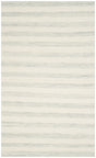 Safavieh Dhurries 3'-0" x 5'-0" Rug in Light Blue / Ivory
