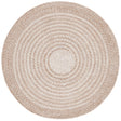 Safavieh Braided 3'-0" x 3'-0" Rug in Tan