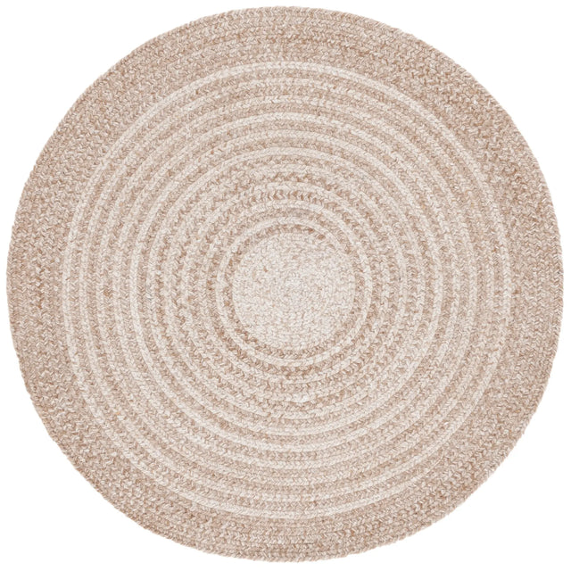 Safavieh Braided 3'-0" x 3'-0" Rug in Tan