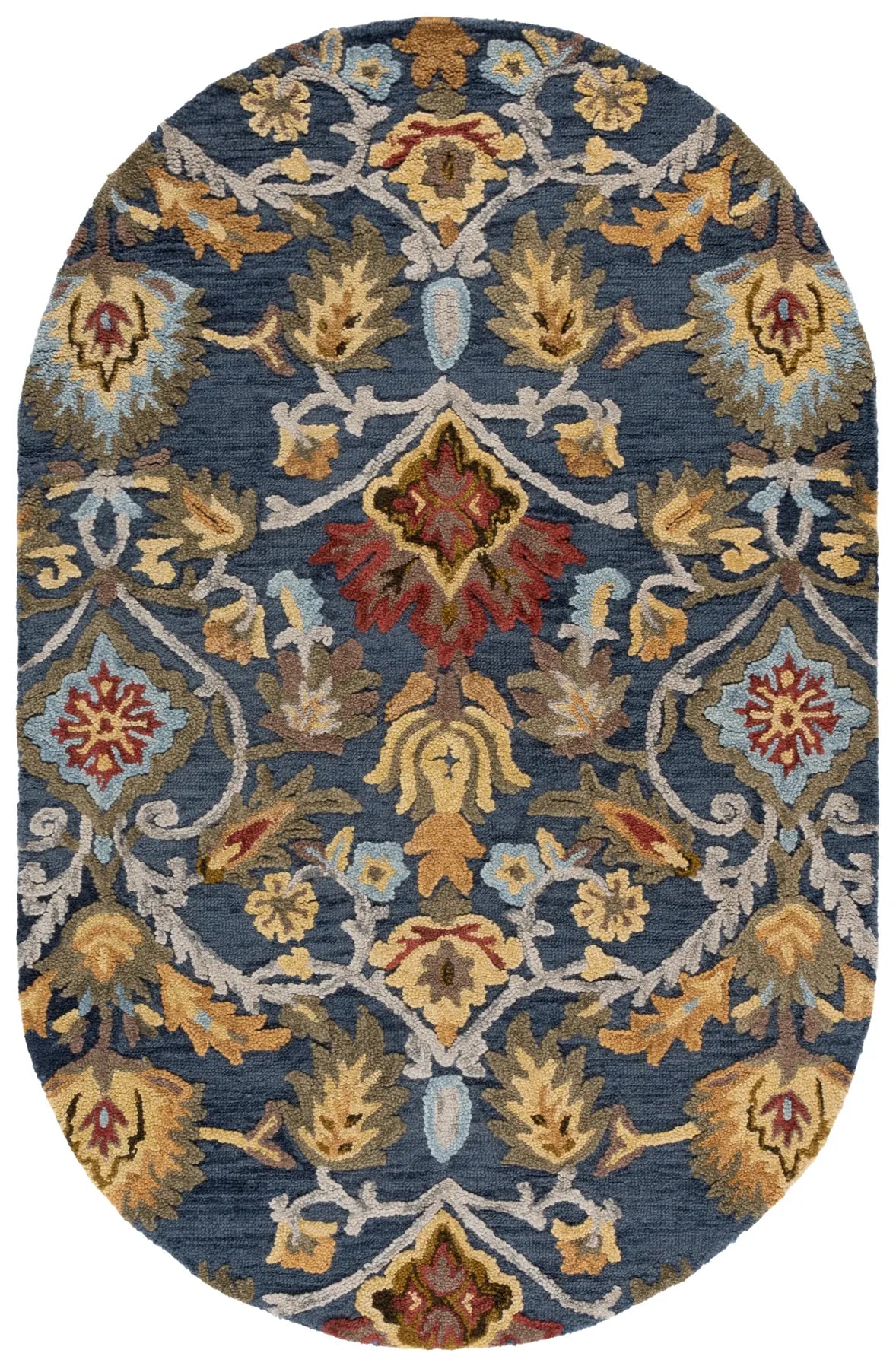 Safavieh Blossom 5'-0" x 8'-0" Rug in Navy / Multi