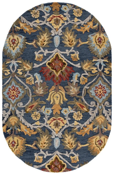 Safavieh Blossom 5'-0" x 8'-0" Rug in Navy / Multi