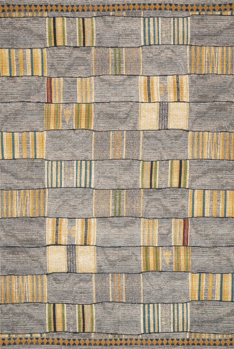 Loloi Mika Mik-10 Granite / Multi Rugs - main flat