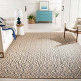 Safavieh Palm Beach 9'-0" x 13'-0" Rug in Natural / Blue