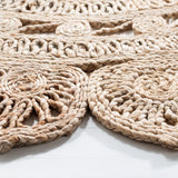 Safavieh Natural Fiber 3'-0" x 3'-0" Rug in Natural