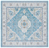 Safavieh Tucson 6'-0" x 6'-0" Rug in Turquoise / Beige