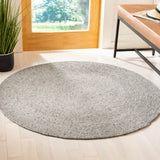 Safavieh Braided 3'-0" x 3'-0" Rug in Grey