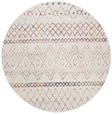 Safavieh Madison 700 5'-3" x 5'-3" Rug in Ivory / Fuchsia