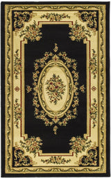 Safavieh Lyndhurst 3'-3" x 5'-3" Rug in Black / Ivory