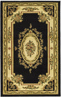 Safavieh Lyndhurst 3'-3" x 5'-3" Rug in Black / Ivory