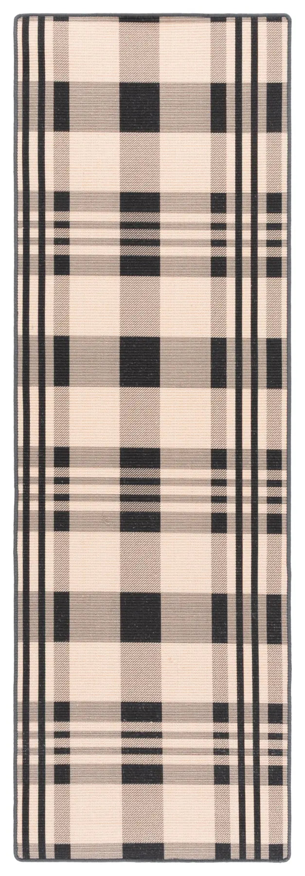 Safavieh Natural Fiber 2'-6" x 8'-0" Rug in Natural / Black