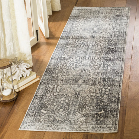 Safavieh Vintage Persian 2'-2" x 10'-0" Rug in Grey / Charcoal