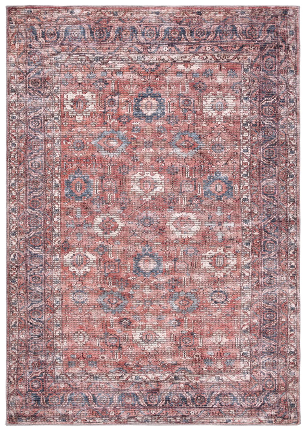 Safavieh Serapi 4'-0" x 6'-0" Rug in Rust / Blue