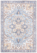Safavieh Restoration Vintage 5'-0" x 8'-0" Rug in Ivory / Light Blue