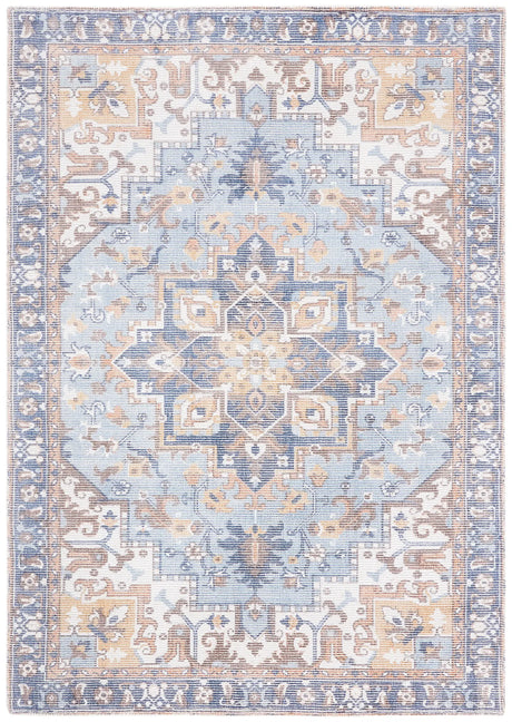 Safavieh Restoration Vintage 5'-0" x 8'-0" Rug in Ivory / Light Blue