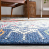 Safavieh Journey 4'-4" x 6'-0" Rug in Blue / Ivory