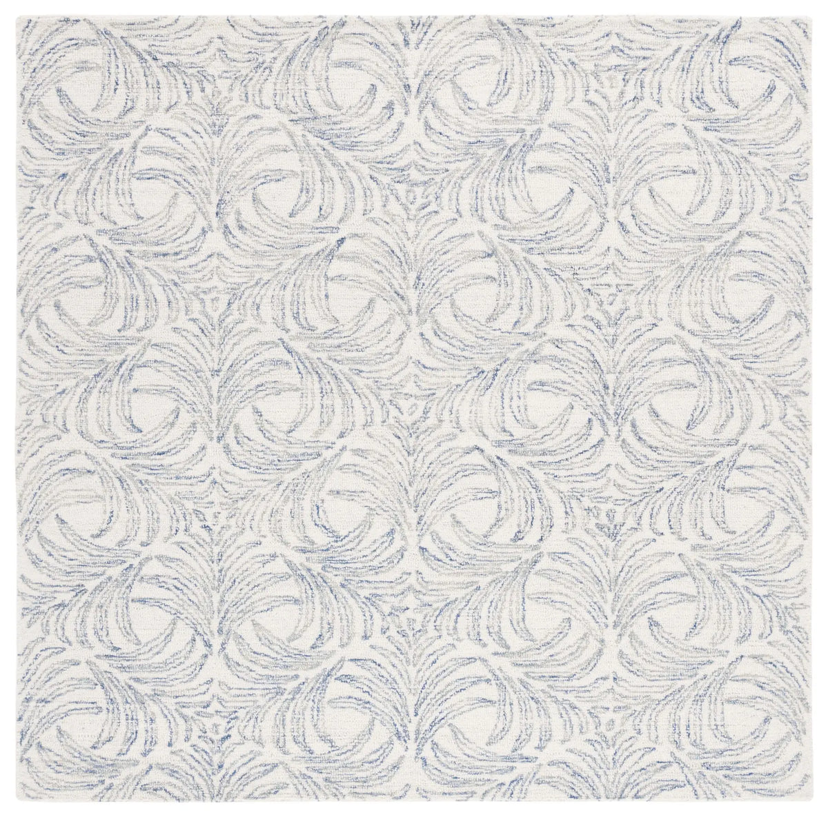 Safavieh Martha Stewart 300 6'-0" x 6'-0" Rug in Ivory / Blue
