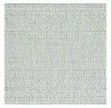 Safavieh Courtyard 6'-7" x 6'-7" Rug in Ivory / Green