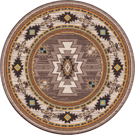 American Dakota Barrel Worn Saddle Rug