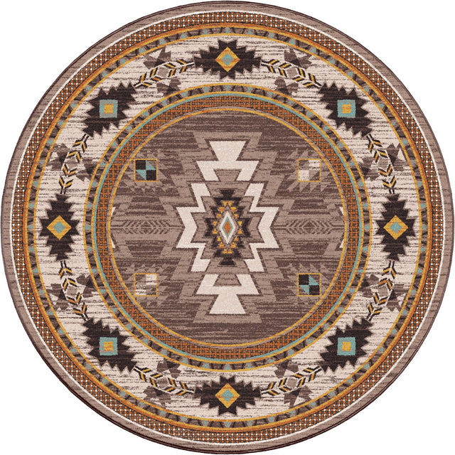 American Dakota Barrel Worn Saddle Rug