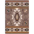 American Dakota Barrel Worn Saddle Rug
