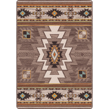 American Dakota Barrel Worn Saddle Rug