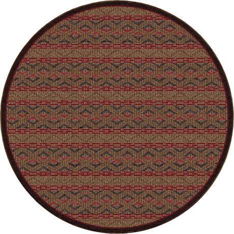 American Dakota Basket Weave Dark Chocolate Rug