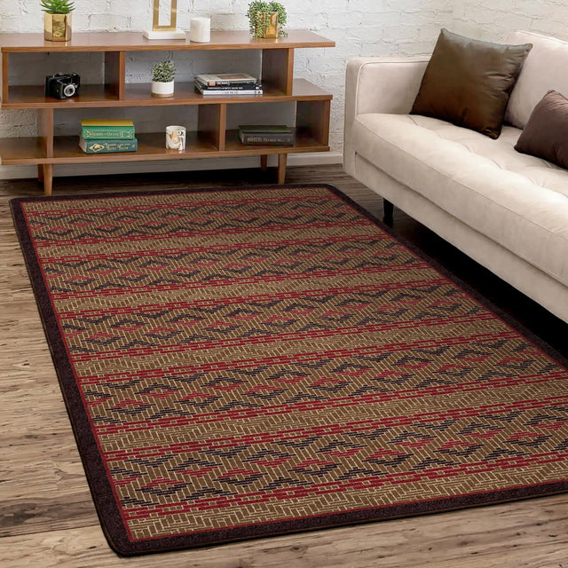 American Dakota Basket Weave Dark Chocolate Rug