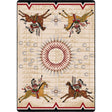 American Dakota Three Sisters Garnet Rug