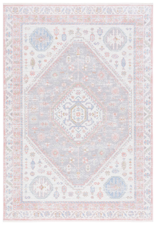 Safavieh Bayside Bay118A Ivory/Blue Pink Area Rug