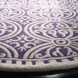 Safavieh Cambridge 6'-0" x 6'-0" Rug in Purple / Ivory