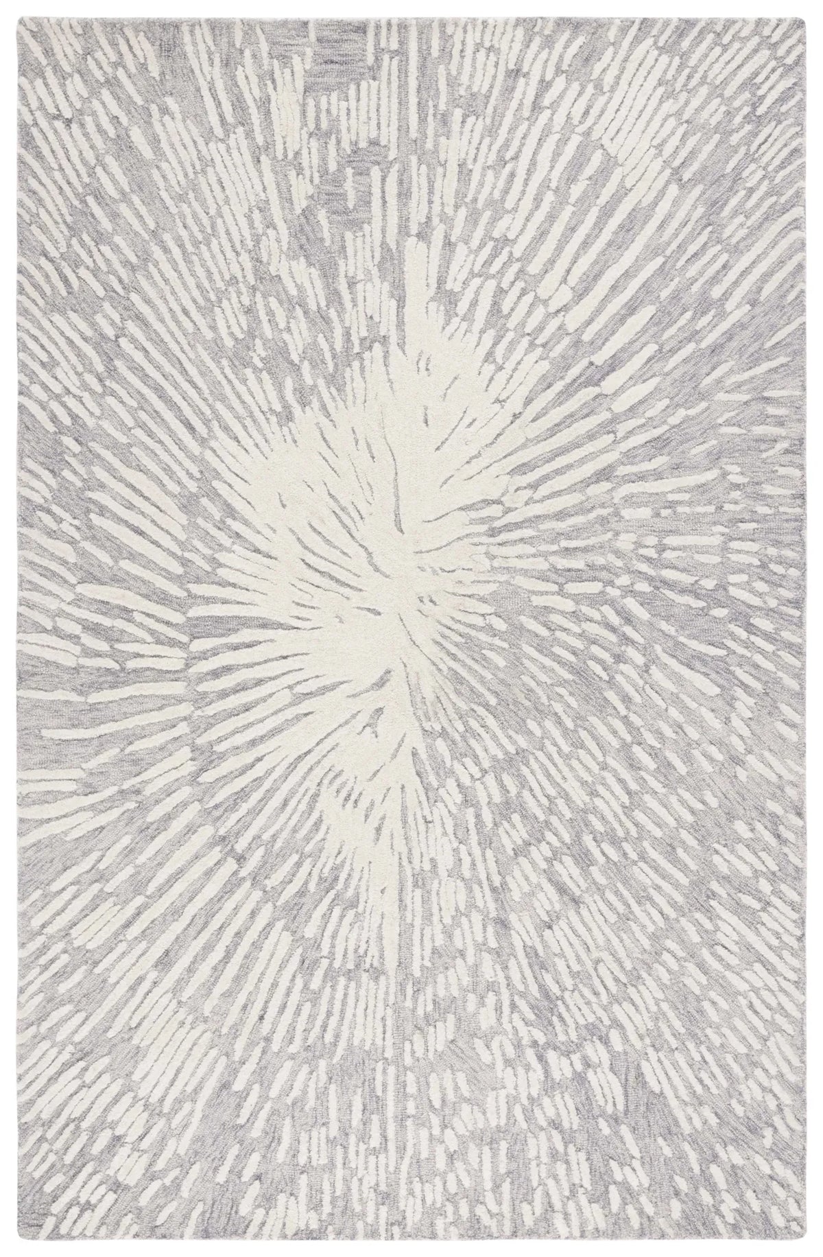 Safavieh Metro 4'-0" x 6'-0" Rug in Grey / Ivory