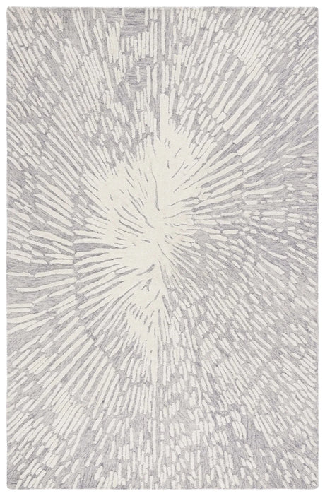 Safavieh Metro 4'-0" x 6'-0" Rug in Grey / Ivory