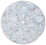Safavieh Glamour 6'-0" x 6'-0" Rug in Light Blue / Ivory