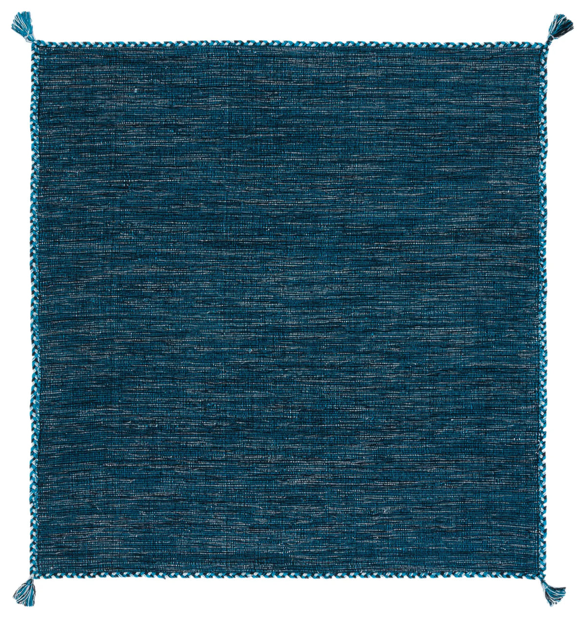 Safavieh Montauk 5'-0" x 5'-0" Rug in Blue / Black