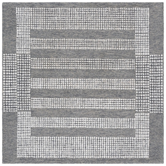 Safavieh Pine 6'-0" x 6'-0" Rug in Grey / Ivory