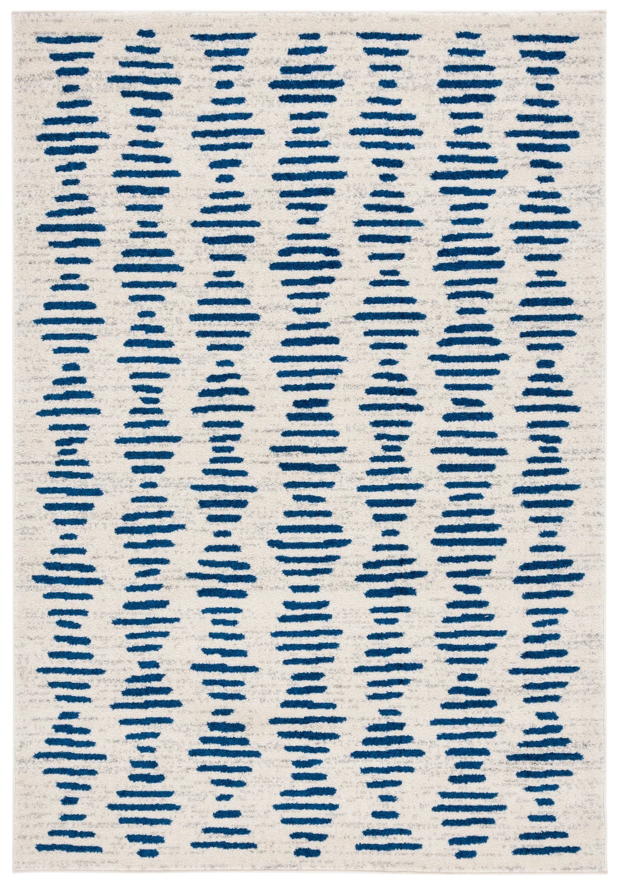 Safavieh Tulum 4'-5" x 6'-5" Rug in Ivory / Navy