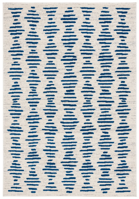 Safavieh Tulum 4'-5" x 6'-5" Rug in Ivory / Navy