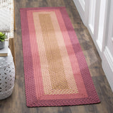 Safavieh Braided 2'-3" x 6'-0" Rug in Multi