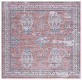 Safavieh Tucson 6'-0" x 6'-0" Rug in Rust / Beige