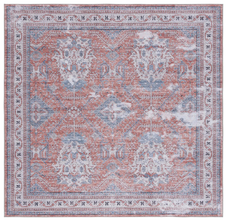 Safavieh Tucson 6'-0" x 6'-0" Rug in Rust / Beige
