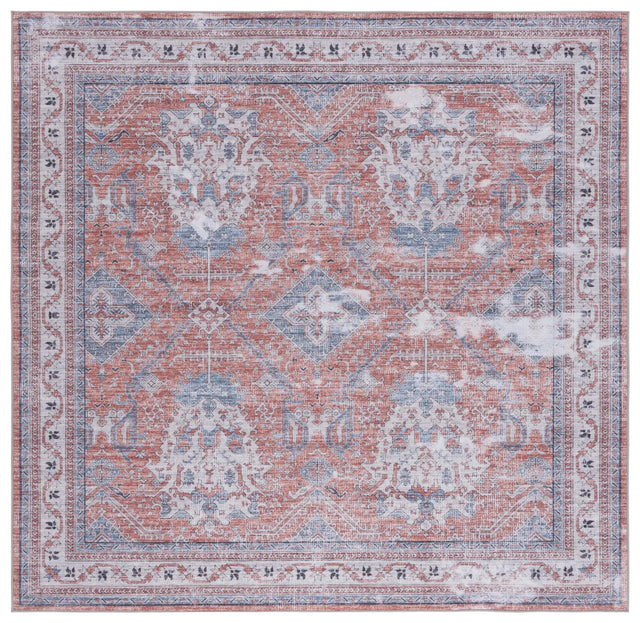 Safavieh Tucson 6'-0" x 6'-0" Rug in Rust / Beige
