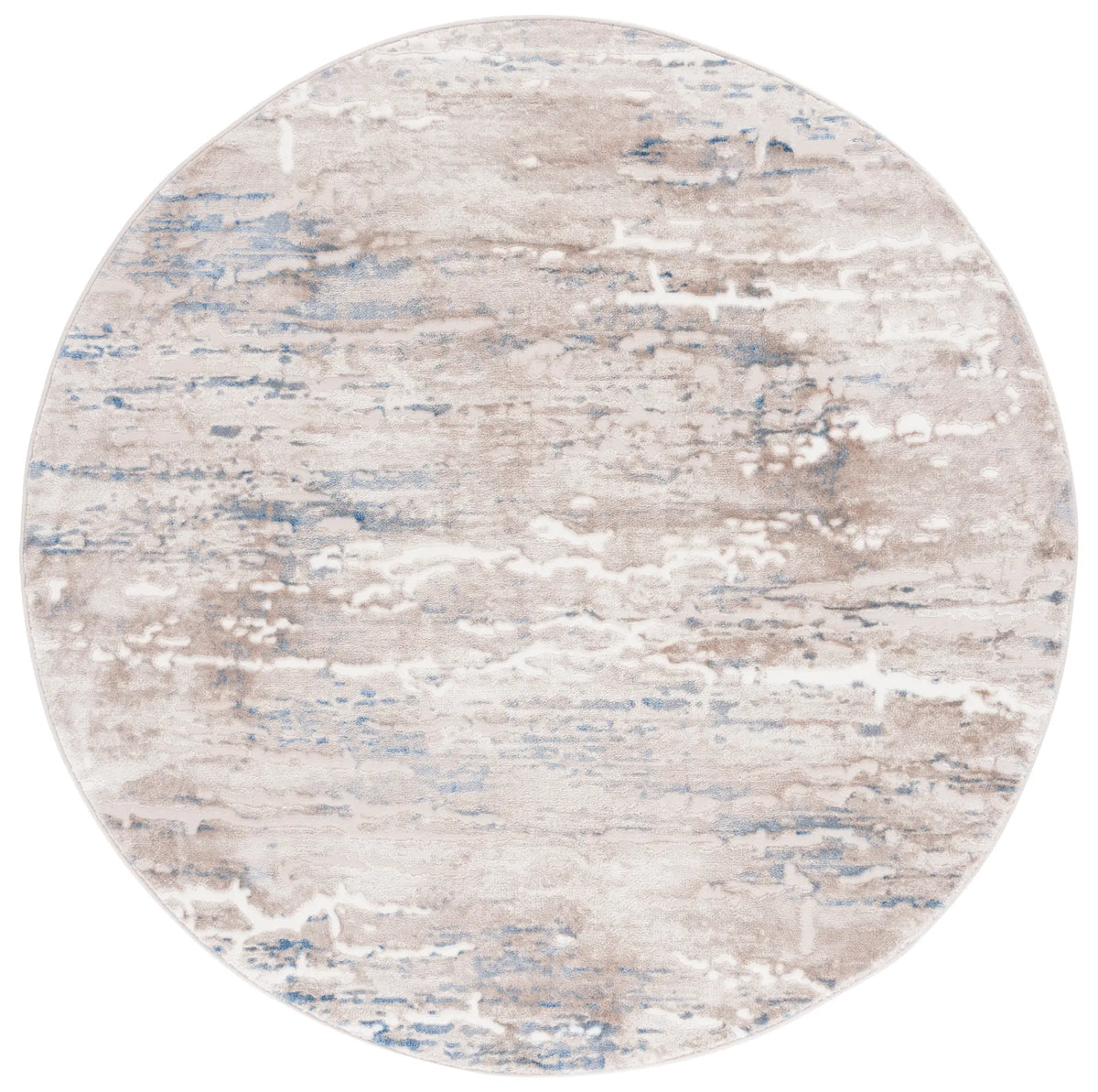 Safavieh Prestige 6'-7" x 6'-7" Rug in Ivory / Blue