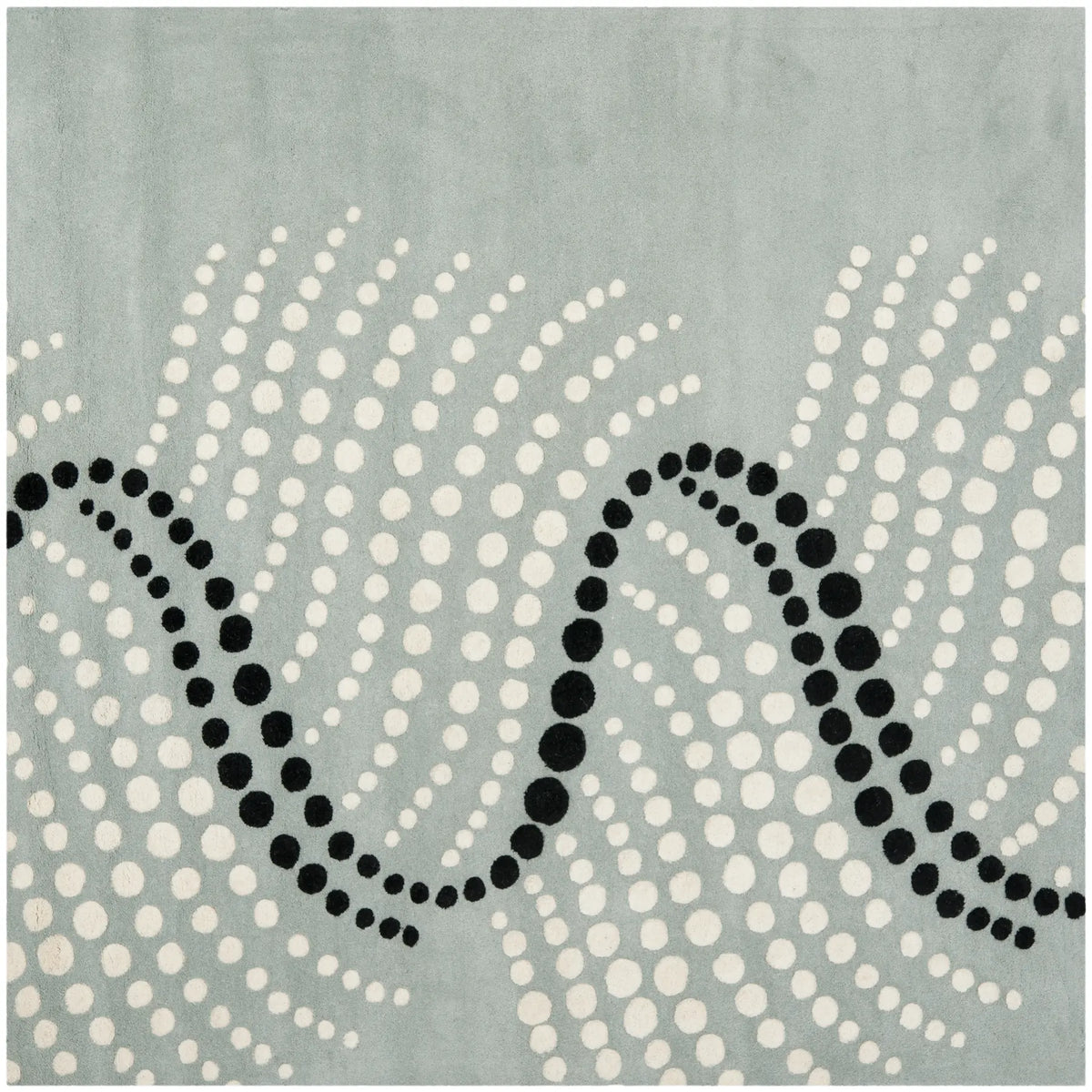 Safavieh Soho 6'-0" x 6'-0" Rug in Grey / Ivory
