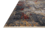 Loloi Samra Sam-03 Dk. Grey/Spice Rugs - rug corner
