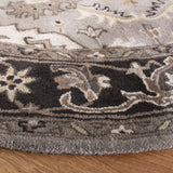 Safavieh Royalty 7'-0" x 7'-0" Rug in Silver / Charcoal