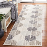 Safavieh Ebony 2'-3" x 9'-0" Rug in Grey / Ivory