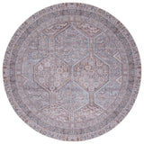 Safavieh Tucson 6'-0" x 6'-0" Rug in Grey / Rust