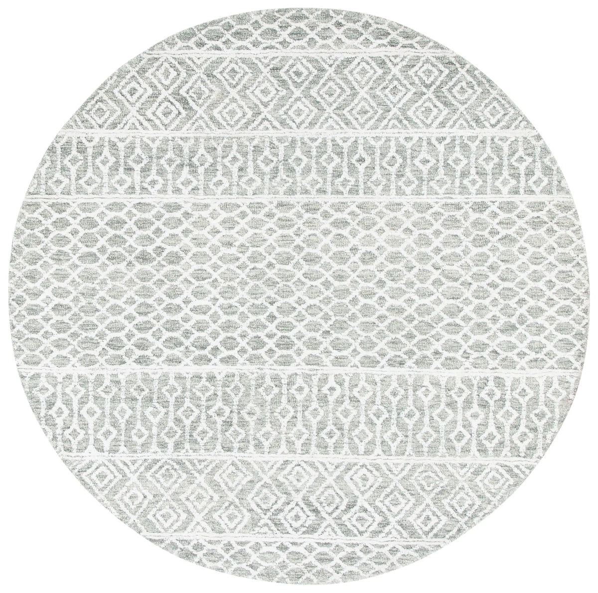 Safavieh Glamour 6'-0" x 6'-0" Rug in Green / Ivory