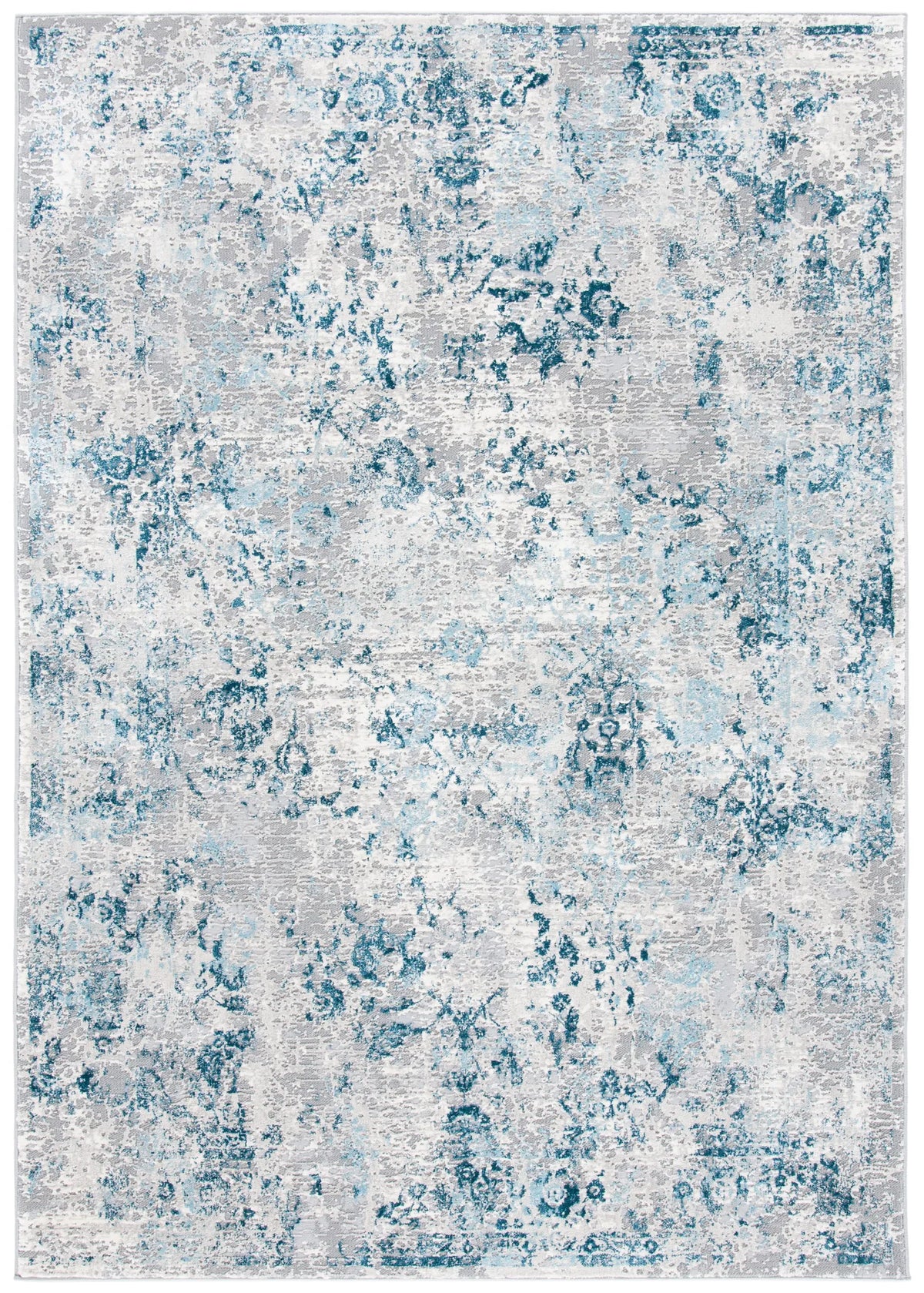 Safavieh Meadow 500 4'-0" x 6'-0" Rug in Grey / Blue